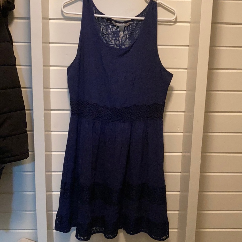 Lauren Conrad Navy Blue Dress